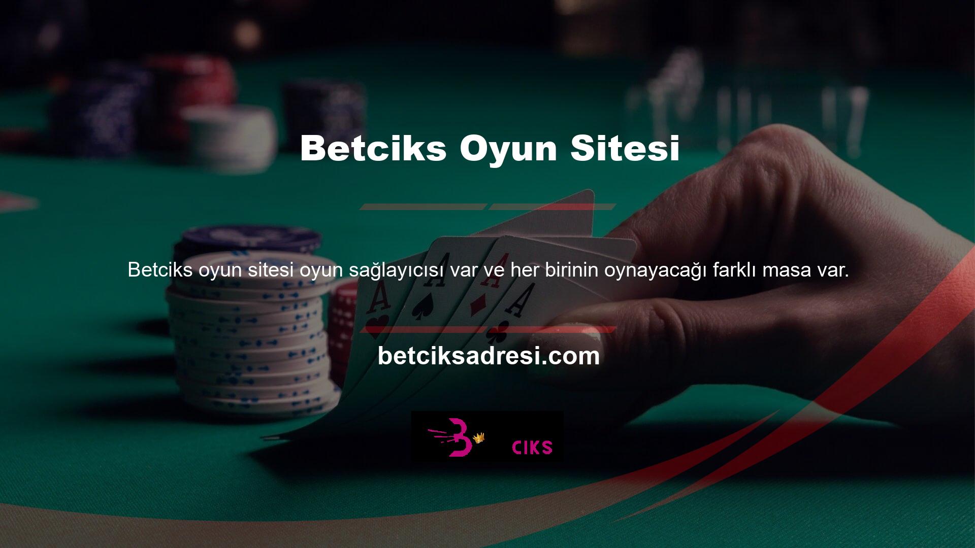 Bu bölüm, en çok yatırım alanı bölümü olmasa da Betciks sitesinin en yüksek öğrenen kısmıdır